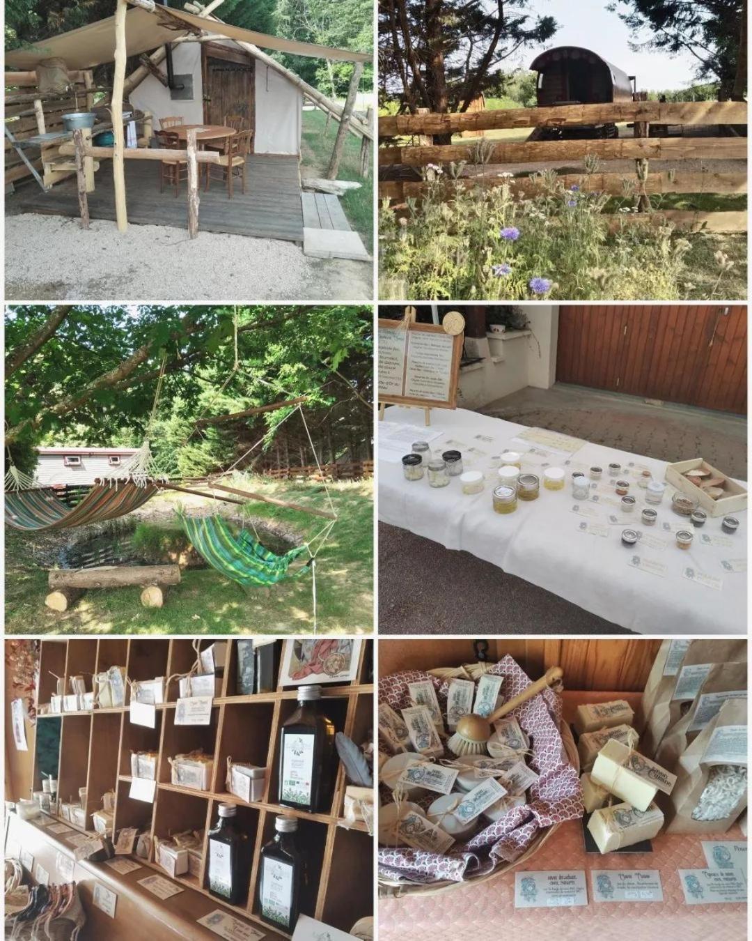 Tente Trappeur Ada, Au Jardin De La Vouivre Saint-Vincent-en-Bresse Buitenkant foto