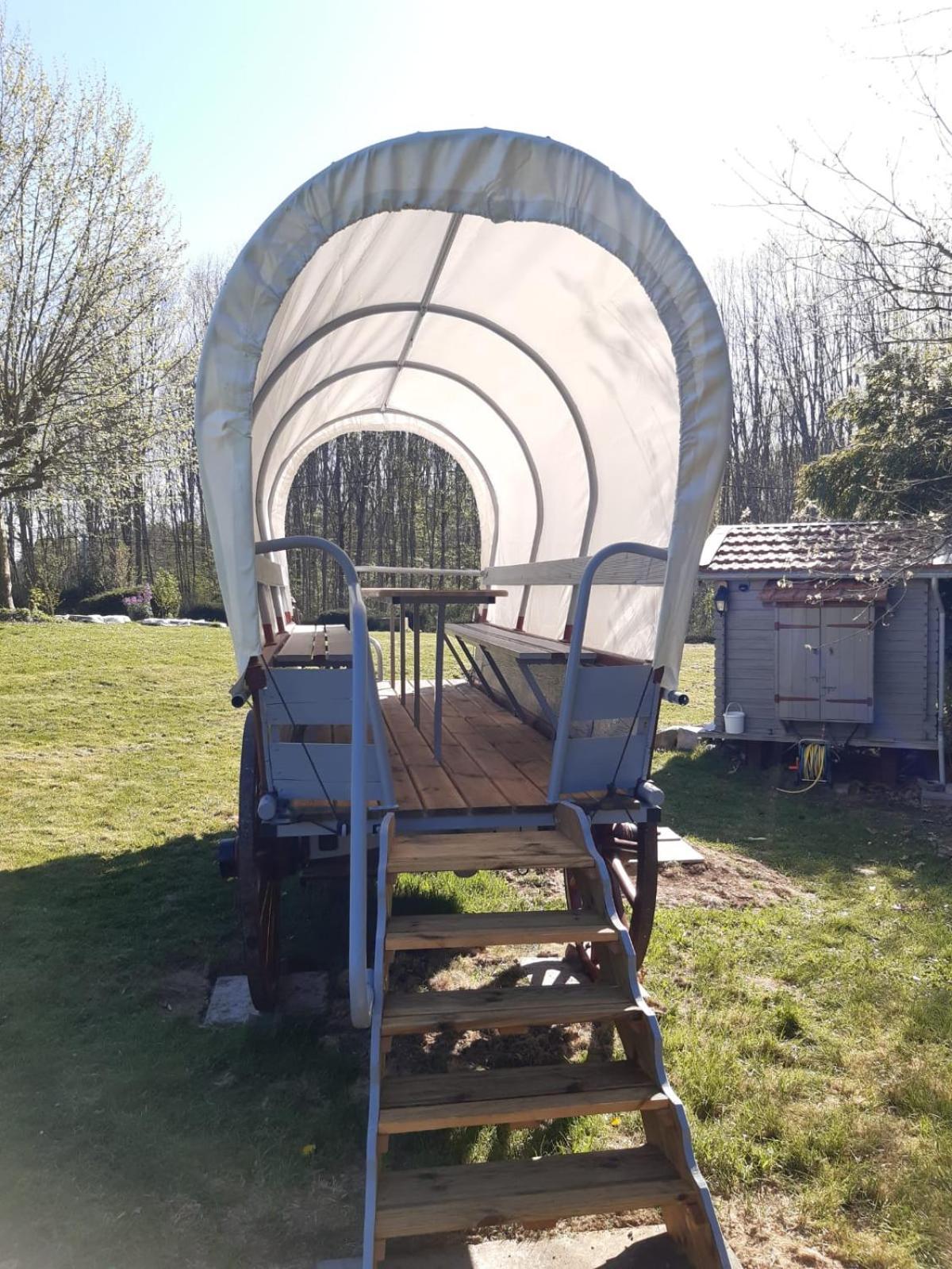 Tente Trappeur Ada, Au Jardin De La Vouivre Saint-Vincent-en-Bresse Buitenkant foto